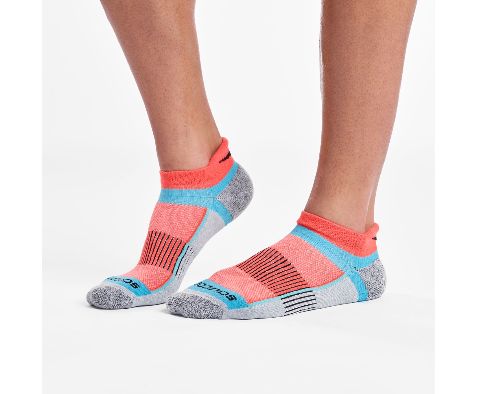 Calcetines Saucony Inferno No Show Tab 3-Pack Niños Grises | México 790PJJQ